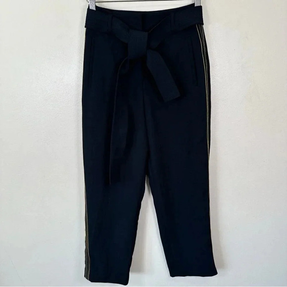Aritzia Wilfred Womens Size 4 Jallade Cropped High Waisted Crepe Pant - Picture 3 of 16